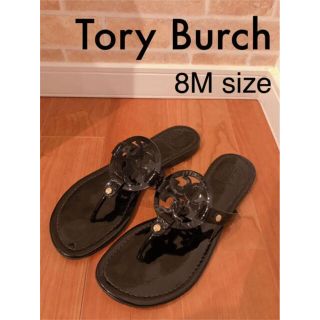 トリーバーチ(Tory Burch)のトリーバーチ エナメル サンダル 8M 25cm(サンダル)