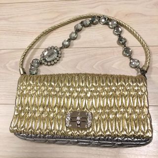 ネット直売 良品☆MIUMIミュウミュウ☆ナッパクリスタル☆クリスタル