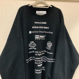 アンユーズド(UNUSED)のDAIRIKU 19aw エンドロール　スウェット(スウェット)