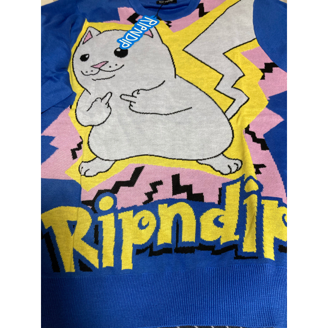 RIPNDIP ピカチュウ ニット Mサイズ メンズのトップス(ニット/セーター)の商品写真