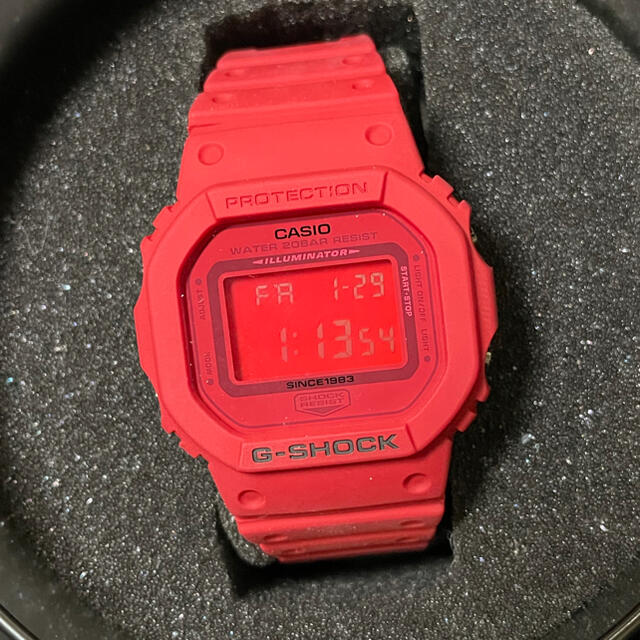 カシオCASIO G-SHOCK 35周年モデル　DW-5695C-4JR