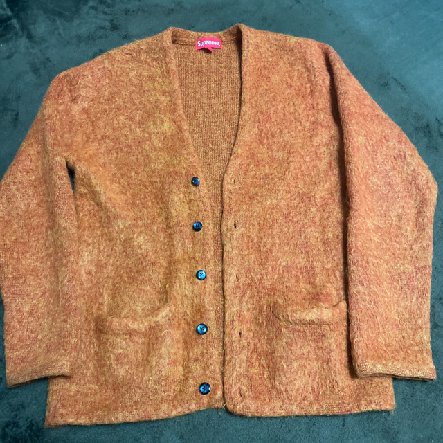 Supreme(シュプリーム)のsupreme mohair cardigan 15aw モヘア メンズのトップス(カーディガン)の商品写真