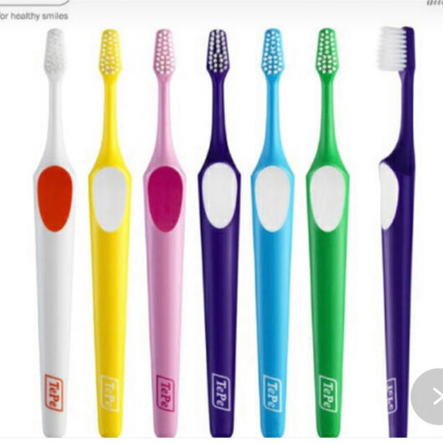 Tepeスプリーム　コンパクト　６色セット コスメ/美容のオーラルケア(歯ブラシ/デンタルフロス)の商品写真
