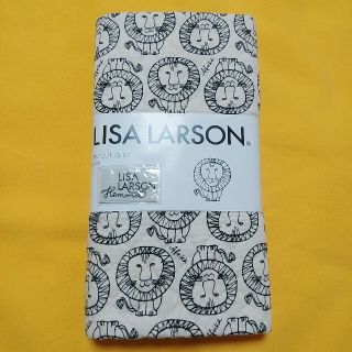 リサラーソン(Lisa Larson)のタグ付き新品☆リサラーソン☆ライオン☆白☆キルティング☆入学入園準備バッグ巾着(生地/糸)