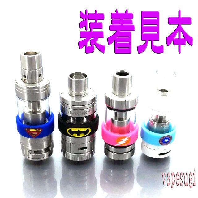 vape band アメコミ風 シリコンリング ４個セット メンズのファッション小物(タバコグッズ)の商品写真