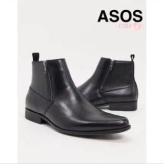 ASOS サイドゴアブーツ12/24までの出品