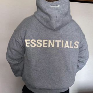 フィアオブゴッド(FEAR OF GOD)のFOG Essentials リフレクタータイプパーカーサイズM裏起毛タイプ(パーカー)