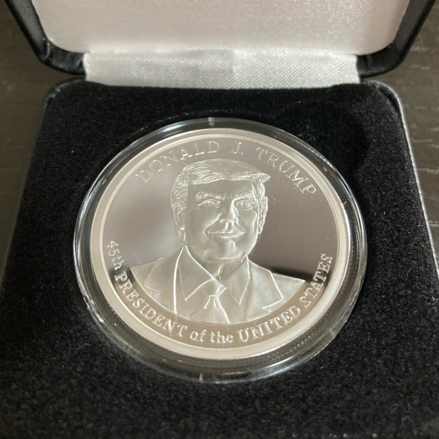 トランプ 大統領 銀貨 1オンス 純銀 シルバー コインの通販 by トランプ 大統領 銀貨 1オンス 純銀 シルバー コインの通販 by
