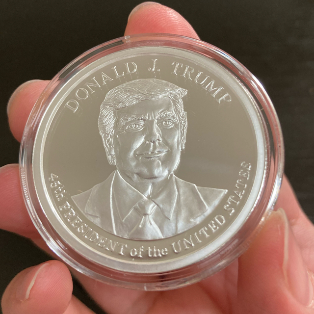トランプ 大統領 銀貨 1オンス 純銀 シルバー コイン
