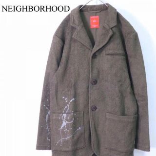 ネイバーフッド(NEIGHBORHOOD)の01AW★ NEIGHBORHOOD ペイント加工 パイル地 3B ジャケット(テーラードジャケット)