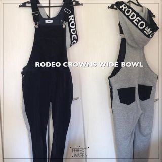 ロデオクラウンズワイドボウル(RODEO CROWNS WIDE BOWL)のRCWB ロデオクラウンズ ワイドボウル フード付き　サロペット　オーバーオール(サロペット/オーバーオール)