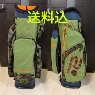 ト送料込 ROSASEN ロサーセン キャディバッグ ゴルフ 迷彩 カーキ