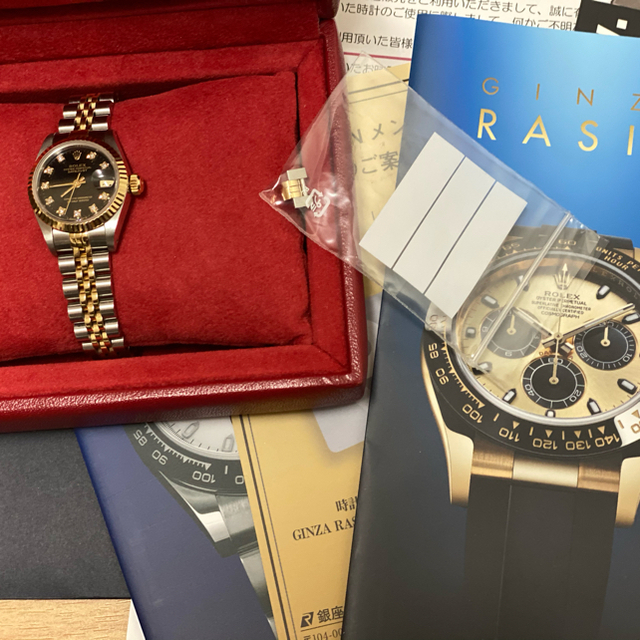 ROLEX(ロレックス)のロレックス デイトジャスト 10Pダイヤ レディース レディースのファッション小物(腕時計)の商品写真