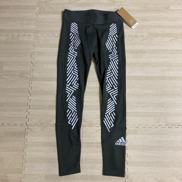 adidas(アディダス)の1.新品 アディダス レディーススパッツ Sサイズ グレー レディースのレッグウェア(レギンス/スパッツ)の商品写真