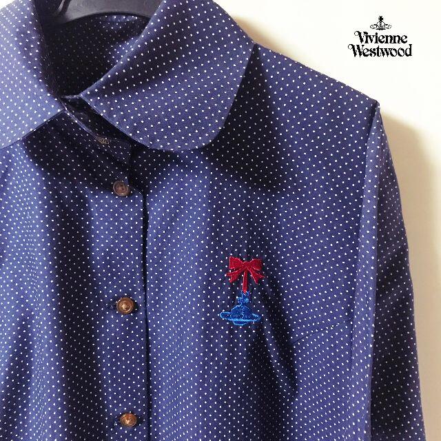 【Vivienne Westwood】エッセンシャルORB ORBボタン シャツ