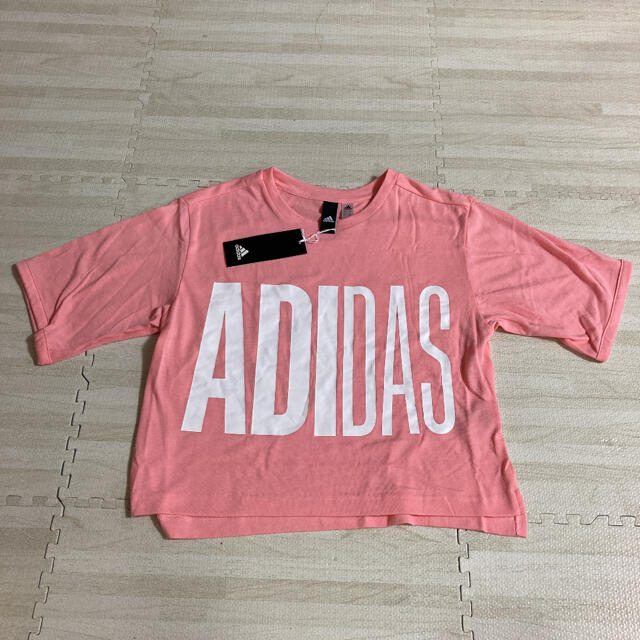 adidas(アディダス)の1.新品 アディダス スポーツウエア上下セット Mサイズ ピンク・ブラック レディースのレッグウェア(レギンス/スパッツ)の商品写真