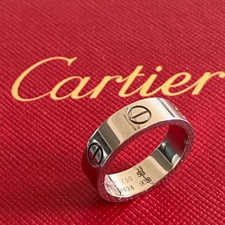 カルティエ(Cartier)のリラ様専用　カルティエ　ラブリング　WG750 美品(リング(指輪))