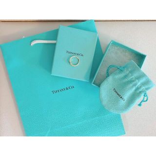 ティファニー(Tiffany & Co.)の【meiさま専用】ティファニー　Tワイヤーリング　11号　K18YG(リング(指輪))