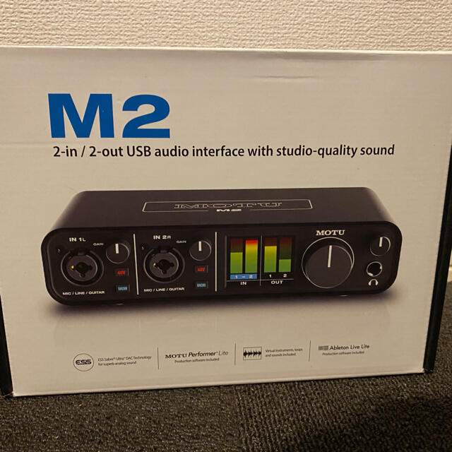【新品未開封】MOTU M2 オーディオインターフェース