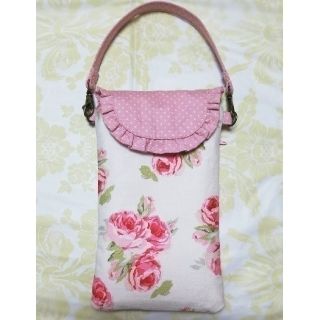 ローラアシュレイ(LAURA ASHLEY)のスマホポーチ◇ハンドメイド◇（難あり）(ポーチ)