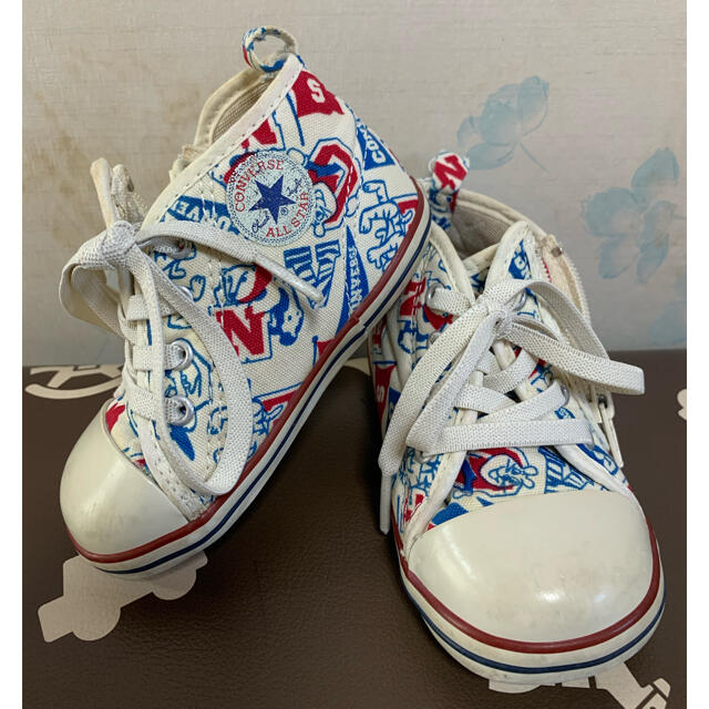 CONVERSE(コンバース)のALL☆STAR converse コンバース  スニーカー 白 キッズ/ベビー/マタニティのベビー靴/シューズ(~14cm)(スニーカー)の商品写真