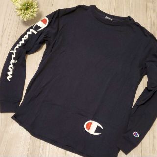 チャンピオン(Champion)のメンズ レディース Champion 袖ロゴ ロンティ 長袖Tシャツ 外国 春(Tシャツ/カットソー(七分/長袖))