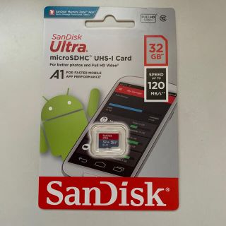 サンディスク(SanDisk)のSanDisk Ultra microSDHC UHS-I Card 32GB(PC周辺機器)