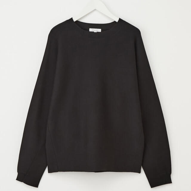 PLST - 専用 スウェットライククルーネックニット【ブラック】の通販