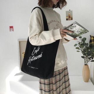 メゾンキツネ(MAISON KITSUNE')のカフェキツネ　Cafe Maison Kitsune　トートバッグ(トートバッグ)