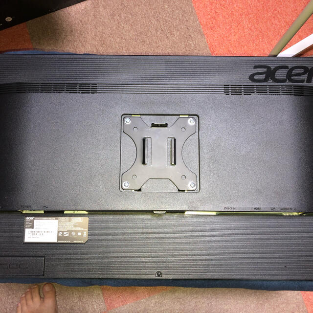 Acer(エイサー)のジャンク Acer モニター 240hzXF270HAbmidprzx スマホ/家電/カメラのPC/タブレット(ディスプレイ)の商品写真