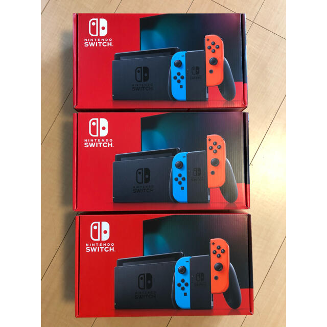 特別訳あり特価】 Nintendo レッド 3台 本体 新品未開封 任天堂 ... Nintendo Switch 新品 任天堂スイッチ 本体 ニンテンドースイッチ