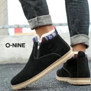 【新品未使用】O-NINE ムートン ショートブーツ(ブーツ)