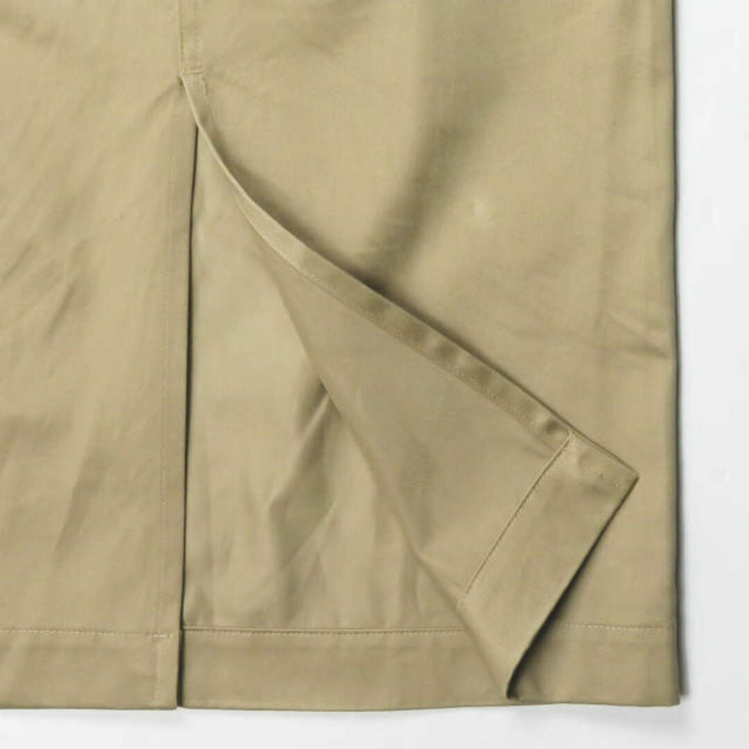 HYKE(ハイク)のHYKE ハイク 19AW 日本製 COTTON TWILL ARMY CHINO SKIRT コットンツイルアーミーチノスカート 192-14066 1 ベージュ スリット ボトムス【中古】【HYKE】 レディースのスカート(ロングスカート)の商品写真