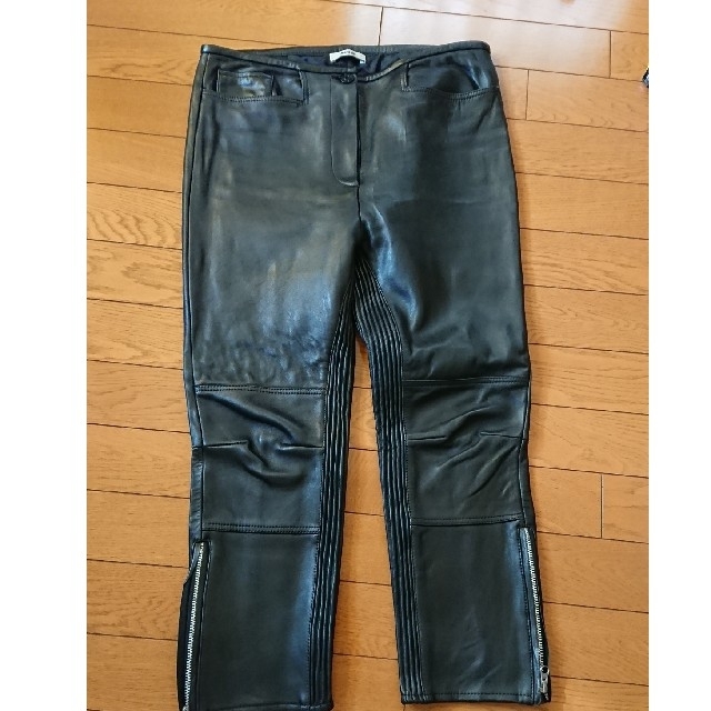 Acne テーパードパンツ ラムレザー - その他
