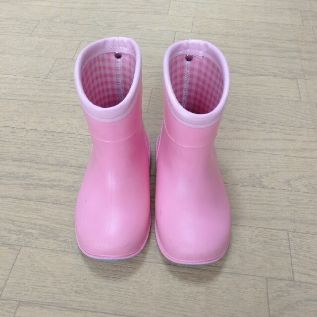 長靴　ピンク　17cm キッズ/ベビー/マタニティのキッズ靴/シューズ(15cm~)(長靴/レインシューズ)の商品写真