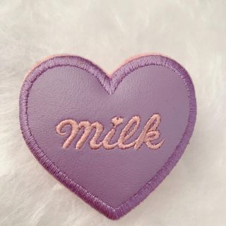 ミルク(MILK)のMILK ハートバレッタ パープル(バレッタ/ヘアクリップ)