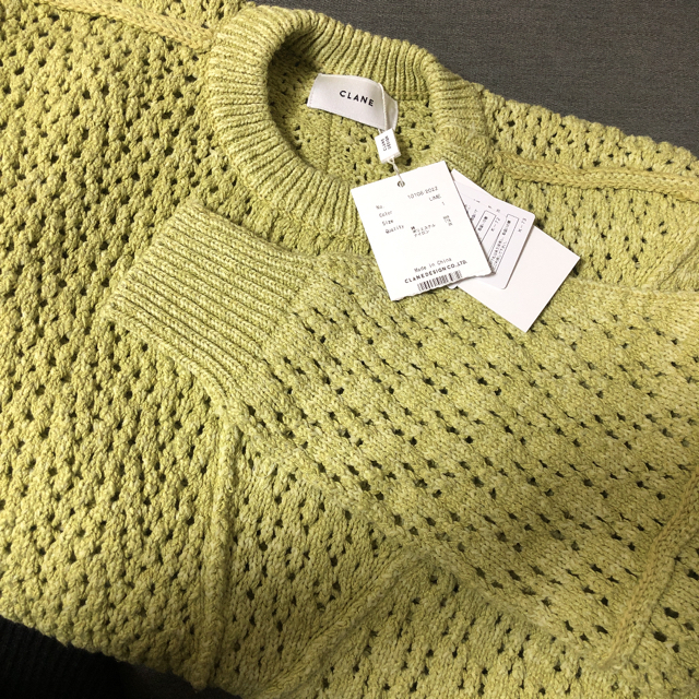 STUDIOUS(ステュディオス)のCLANE クラネ 新品 人気 完売 LACE BULKY KNIT レディースのトップス(ニット/セーター)の商品写真