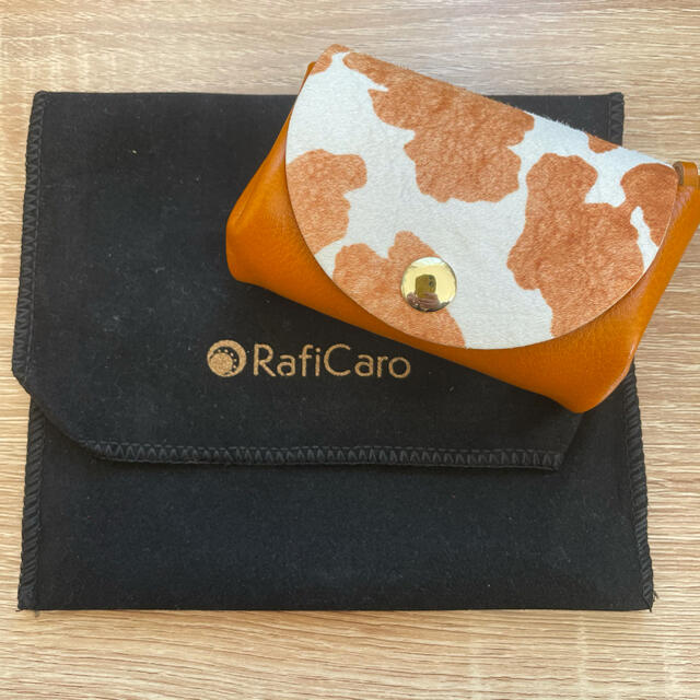 RafiCaro(ラフィカロ)本革 イタリアンレザー ハラコ ミニ財布の通販 by
