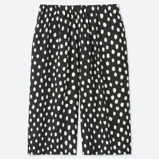 ユニクロ(UNIQLO)の【ユニクロ】GIRLS スカンジナビアン◆パターンリラコ／150cm北欧／水玉(パジャマ)