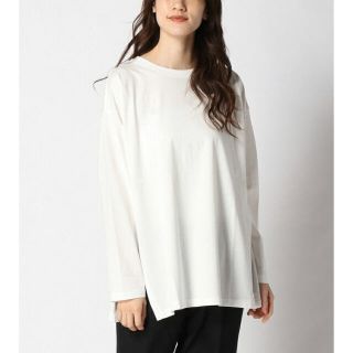 ローリーズファーム(LOWRYS FARM)のローリーズファーム　ロングスリット　ロングTシャツ(Tシャツ(長袖/七分))