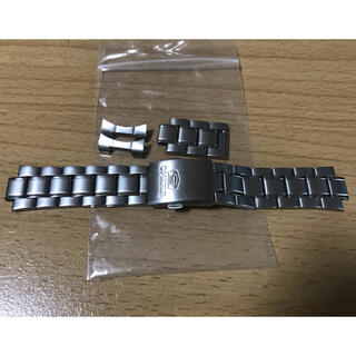 セイコー(SEIKO)のSEIKO 純正 20mm ブレスレット　ステンレス製　コマ付　シルバーコンビ(腕時計(アナログ))