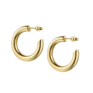 ドゥーズィエムクラス(DEUXIEME CLASSE)の新品未使用　ベーシックフープピアス ゴールド 18k(ピアス)