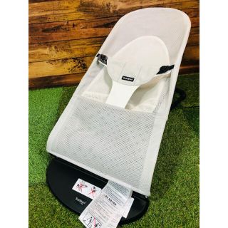 ベビービョルン(BABYBJORN)の【美品】ベビービョルン バウンサー バランスソフト Air グレーホワイト(その他)