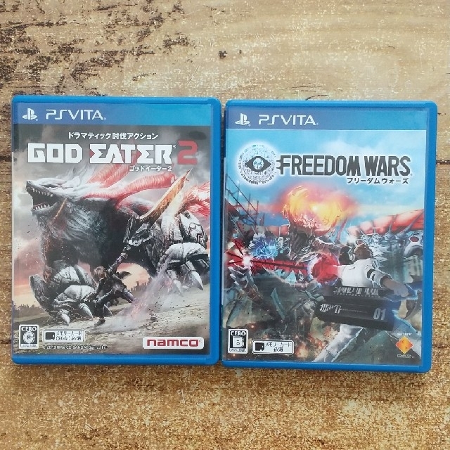 PlayStation Vita(プレイステーションヴィータ)のGOD EATER 2（ゴッドイーター2） Vita 他まとめ売り エンタメ/ホビーのゲームソフト/ゲーム機本体(その他)の商品写真