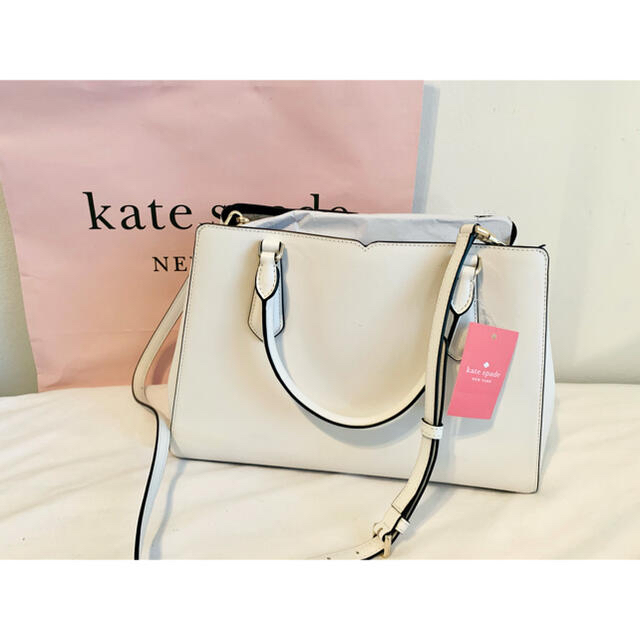 ★新品★ Kate Spade 2way ハンドバッグ ショルダーバッグ 白