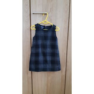 ベビーギャップ(babyGAP)のbabyGAP  チェックワンピース ジャンスカ 100サイズ(ワンピース)