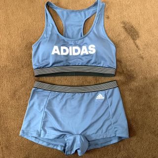 アディダス(adidas)のadidas スポーツブラショーツセット Mサイズ⭐︎新品未使用(ブラ&ショーツセット)