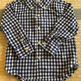 ベビーギャップ(babyGAP)のベビーギャップ　チェック柄シャツ　95サイズ (ブラウス)