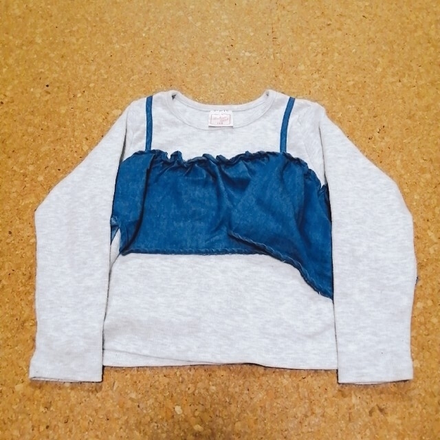 Tシャツ 長袖 ロンT 110cm キッズ/ベビー/マタニティのキッズ服女の子用(90cm~)(Tシャツ/カットソー)の商品写真