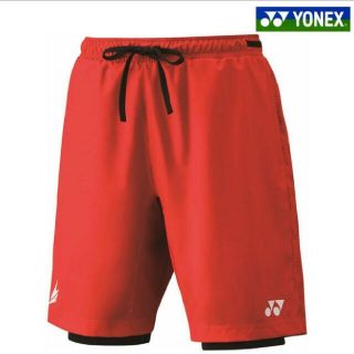 ヨネックス(YONEX)のリンダン　林丹モデル　ヨネックス　ハーフスパッツ付ハーフパンツ　Mサイズ(バドミントン)